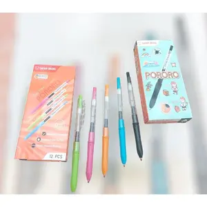 (1pcs) Pulpen Gel Pororo Safari (Pulpen Kwalitas Kokoro 0.5)