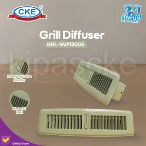 Grill Diffuser Dinding Lantai Vent Cover 30 x 5 CM Floor Wall Register