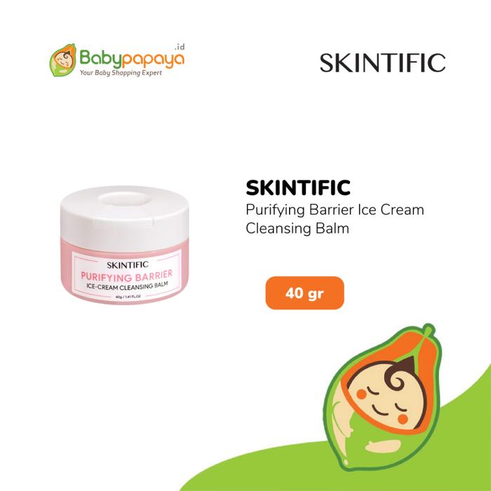 Gambar Oydisbeauty Skintific Purifying Barrier Ice Cream Cleansing Balm 40gr dari Babypapayaid Kota Tangerang Selatan Tokopedia