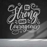 Gambar Sticker Dinding Kaca Kantor quotes Be Strong Sticker Cutting Motivasi - S 40CM X 37CM dari LANCARI Kota Administrasi Jakarta Pusat 3 Tokopedia
