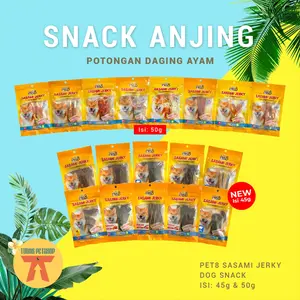 SNACK Anjing PET8 SASAMI JERKY 50 GRAM COLLECTION / CEMILAN DOG