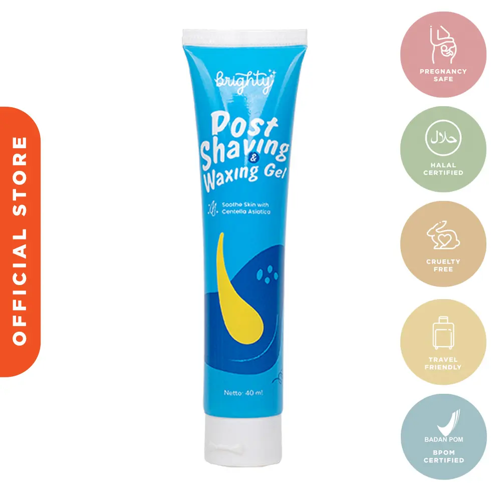 MSBB - Brighty Post Shaving dan Waxing Gel