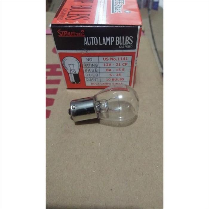 Gambar Lampu Bohlam Besar Sen Mundur Mobil 12V Kaki 1 21W Stanlee Star 1141 dari JayaRayaParts Kab. Tangerang Tokopedia
