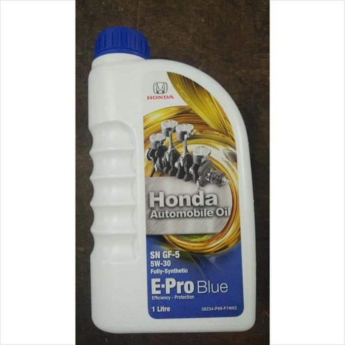 Gambar Oli Mesin Mobil Honda E-Pro EPRO Blue 5W-30 Full Sintetik 1 Liter Asli dari JayaRayaParts Kab. Tangerang Tokopedia