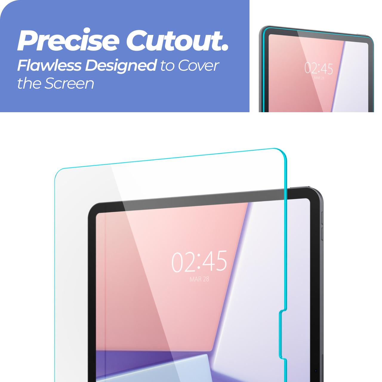 Spigen iPad Air 13" (2024) Tempered Glass 1 Pack Glas.tR SLIM HD - Transparency AGL07802-1
