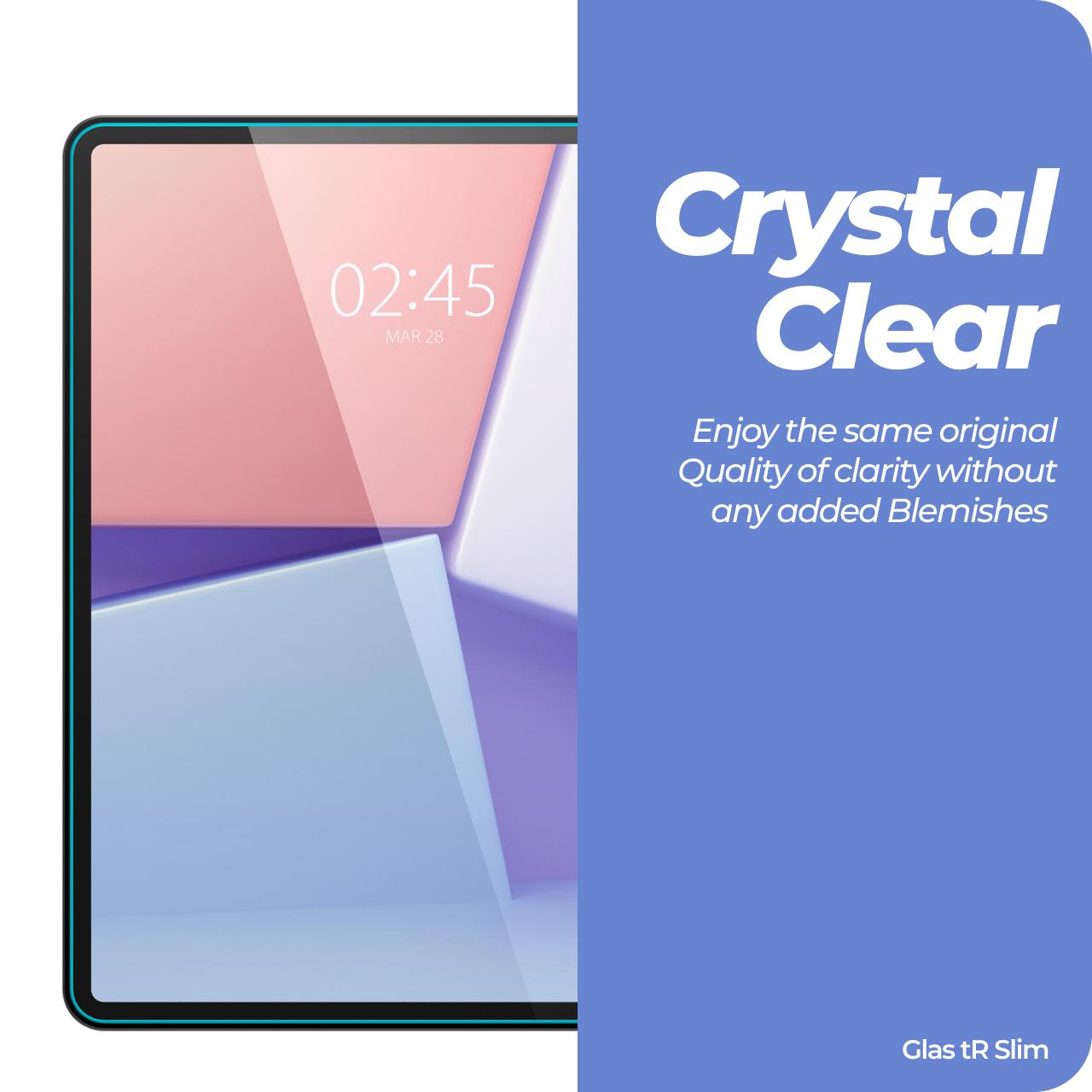 Spigen iPad Air 11" (2025 / 2024) Tempered Glass 1 Pack Glas.tR SLIM HD - Transparency AGL07797