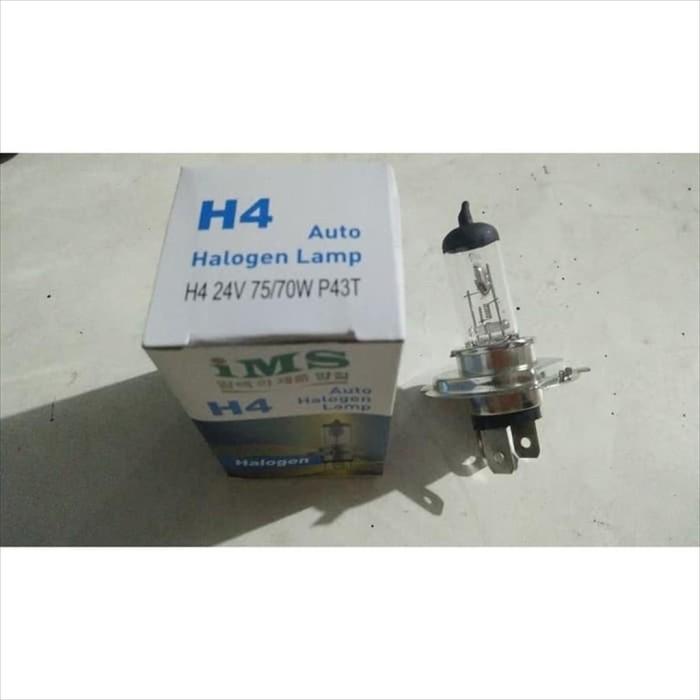Gambar Bohlam Lampu Depan Besar Halogen Bulb H4 24V 75/70W OEM dari JayaRayaParts Kab. Tangerang Tokopedia