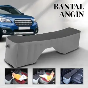 Bantal Angin Sandaran Kaki Interior Mobil Inflatable Footrest Pillow