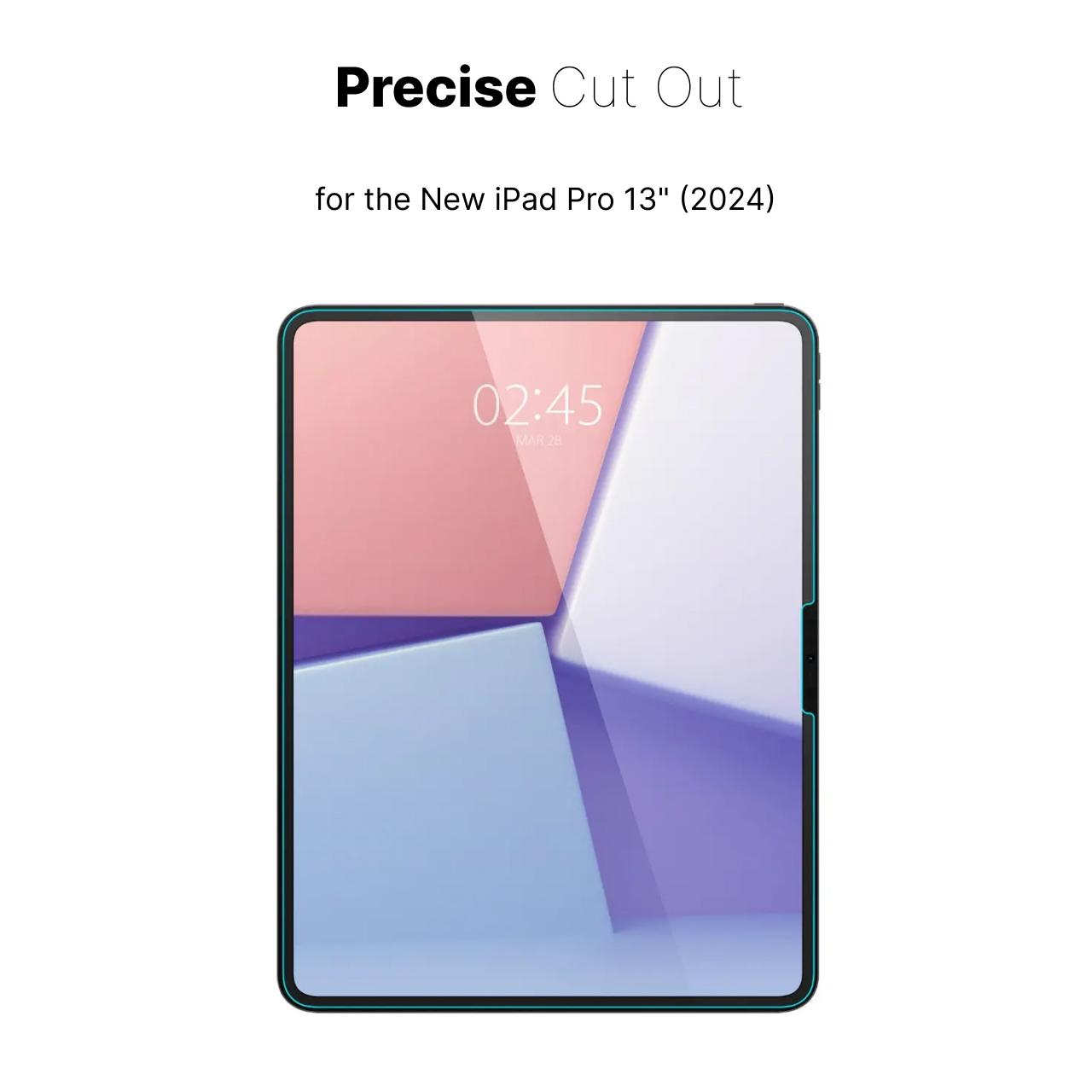 Spigen iPad Pro 13" (2024) Tempered Glass 1 Pack Glas.tR SLIM HD - Transparency AGL07792-1