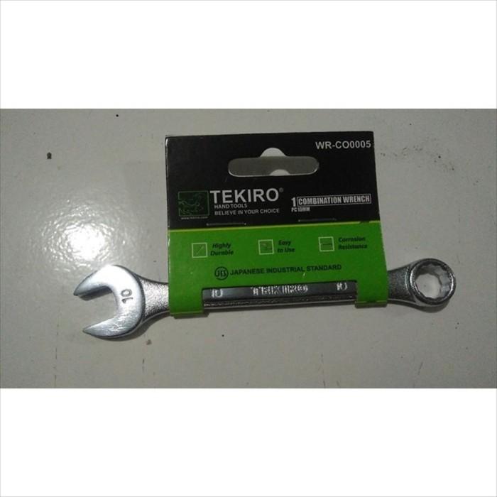 Gambar Kunci Ring Pas 10 mm Tekiro Combination Wrench dari JayaRayaParts Kab. Tangerang Tokopedia