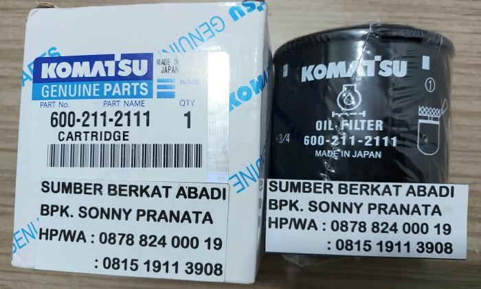 Jual KOMATSU 600-211-2111 6002112111 OIL FILTER 600 211 2111 - Jakarta ...