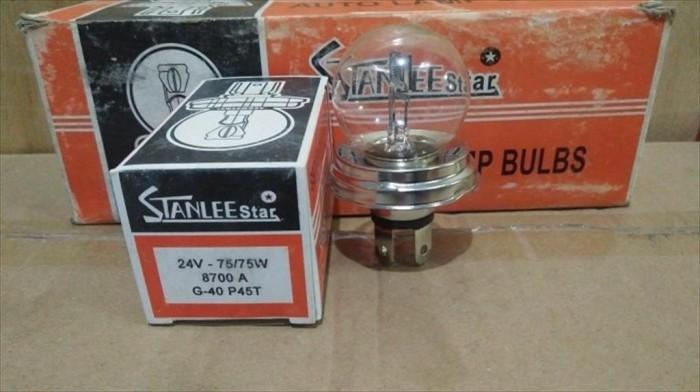 Gambar Lampu Bohlam Depan Bulat Truk Elf 24V 75/75W Stanlee Star G-40-P45T dari JayaRayaParts Kab. Tangerang Tokopedia