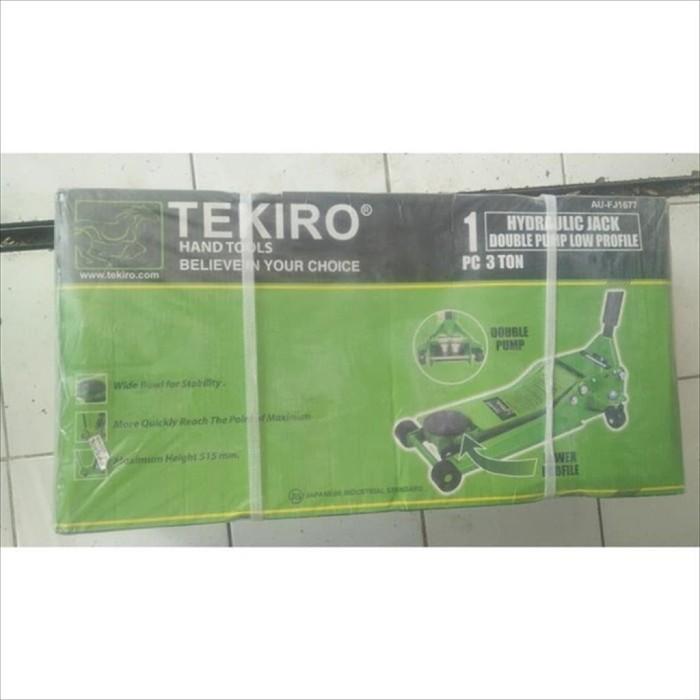 Gambar Trolley Jack Double Pump Dongkrak Buaya Mobil Ceper 3 Ton Tekiro dari JayaRayaParts Kab. Tangerang Tokopedia