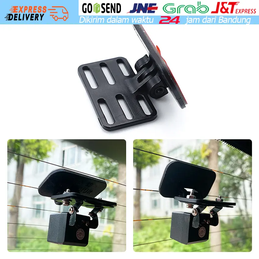Breket Dudukan Kamera Parkir Mundur Mobil Tempel Rear Camera Holder
