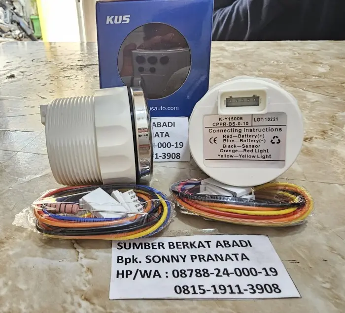 KUS K-Y15006 INDICATOR OIL PRESSURE GAUGE KY15006 INDIKATOR METERAN OLI 0-10BAR 52MM 12/24V  KY 15006 KY-15006 - GENUINE 1