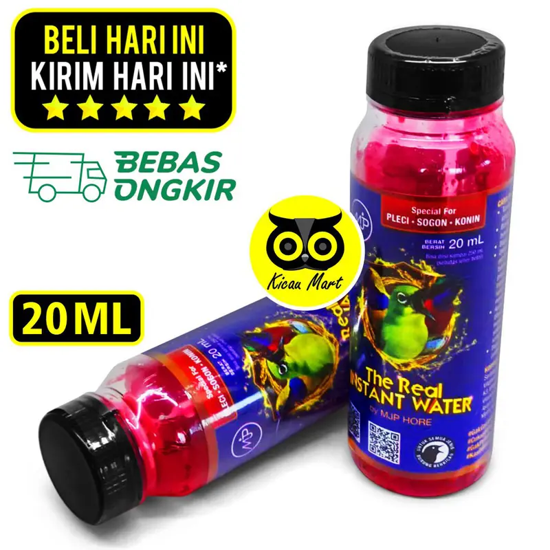 Vitamin burung pleci sogon konin the real instant water blue mjp hore 0