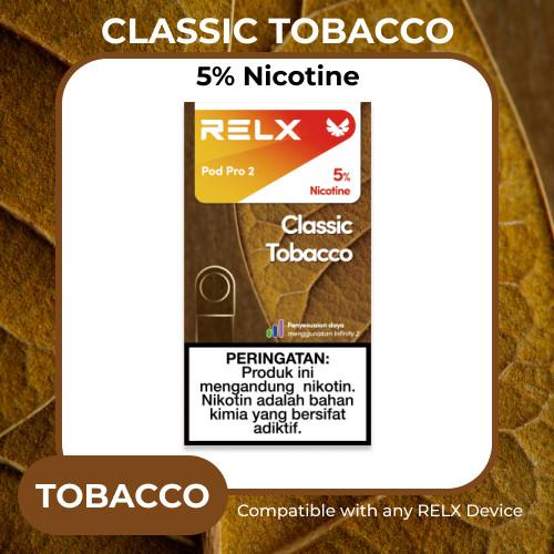 Jual RELX Pod Pro 2 - Classic Tobacco (Isi 1 Pod) dengan Jual RELX Pod Pro 2 - Classic Tobacco (Isi 1 Pod) dengan