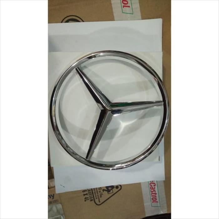 Gambar Emblem Logo Mercy Mercedes Benz Chrome 7 Inci / 17.5 cm dari JayaRayaParts Kab. Tangerang Tokopedia