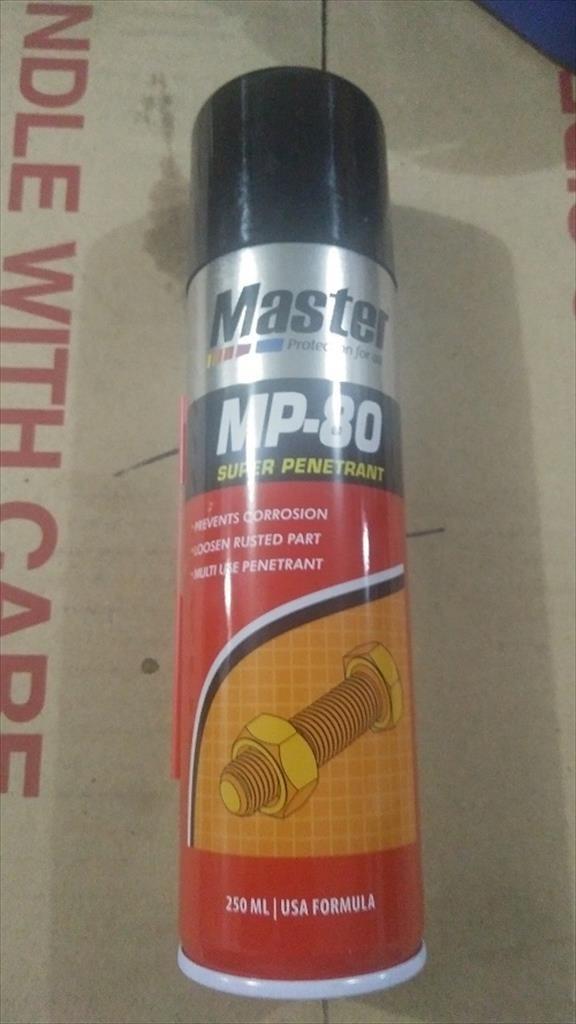 Gambar Super Penetrant Pelumas Pembersih Anti Karat MP-80 Master 250ml dari JayaRayaParts Kab. Tangerang Tokopedia