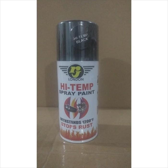 Gambar Cat Semprot Spray RJ Hi Temp Black Tahan Panas Hitam Knalpot 150cc dari JayaRayaParts Kab. Tangerang Tokopedia
