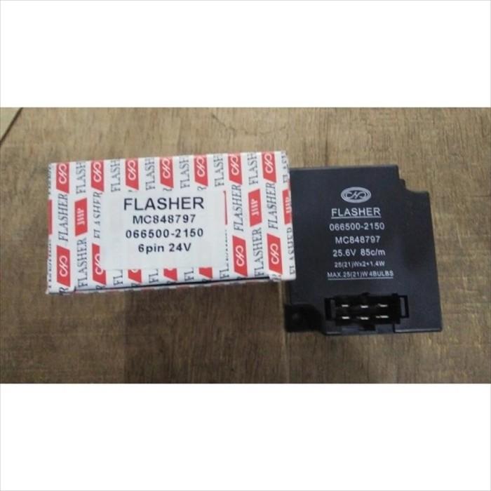 Gambar Relay Flasher Sein Sen Fuso 24V Kaki Pin 6 MC848797 066500-2150 dari JayaRayaParts Kab. Tangerang Tokopedia