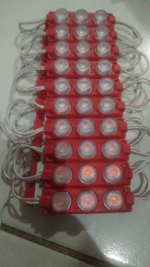 Gambar Lampu LED Rentang 3 Titik BIntik Warna Truk Truck Bak Box 24V Merah dari JayaRayaParts Kab. Tangerang Tokopedia