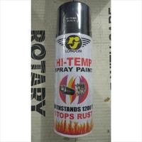 Gambar Cat Semprot Spray RJ Hi Temp Black Tahan Panas Hitam Knalpot 400cc dari JayaRayaParts Kab. Tangerang 1 Tokopedia