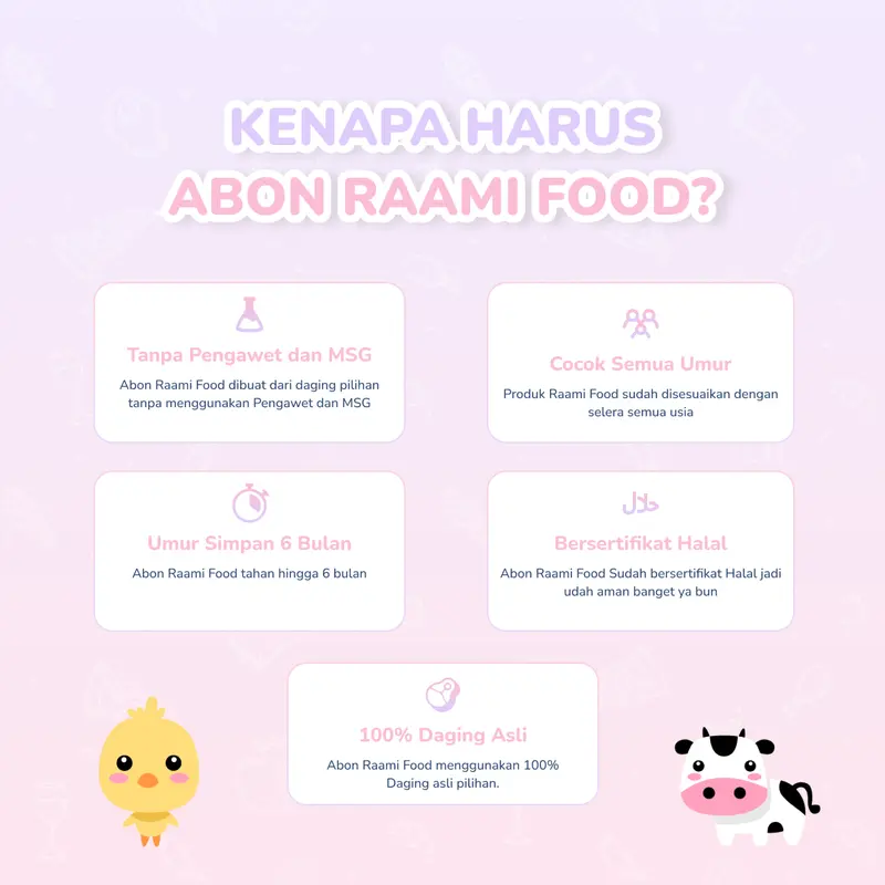 Raami Food Abon Sapi Anak Premium Penambah Nafsu Makan Tanpa MSG Tanpa Pengawet - Sachet 1