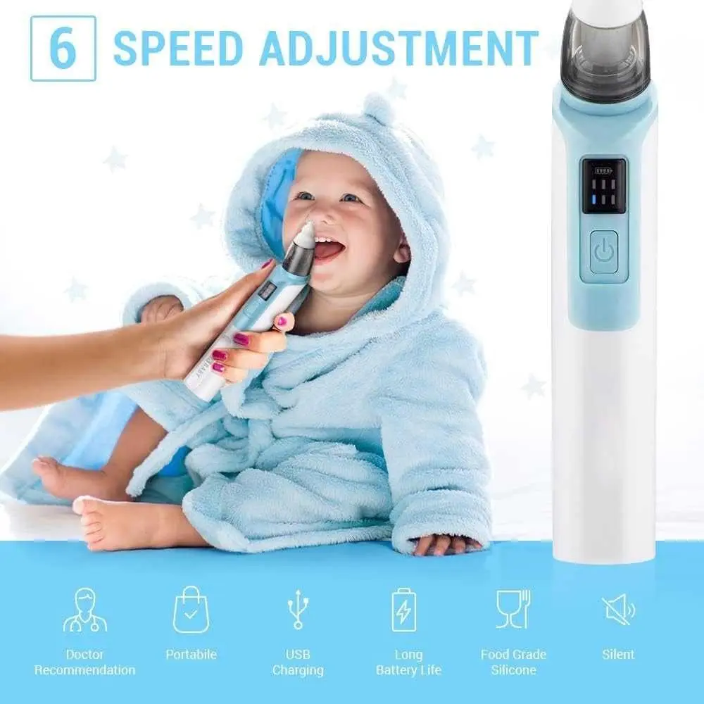 ZS - Molucky Baby Nasal Aspirator Alat Penyedot Ingus Bayi 6 Level 500mAh - ZLY-018 Hidung Pembersih