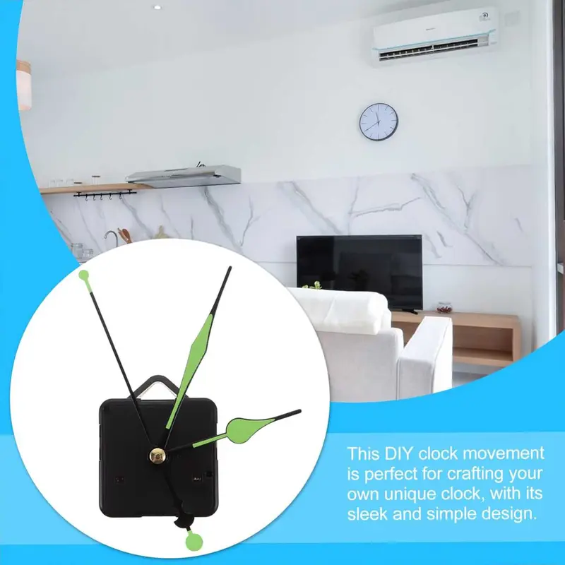 Mesin Jam Dinding Ori Silent Quartz Movement DIY Glow in The Dark 2