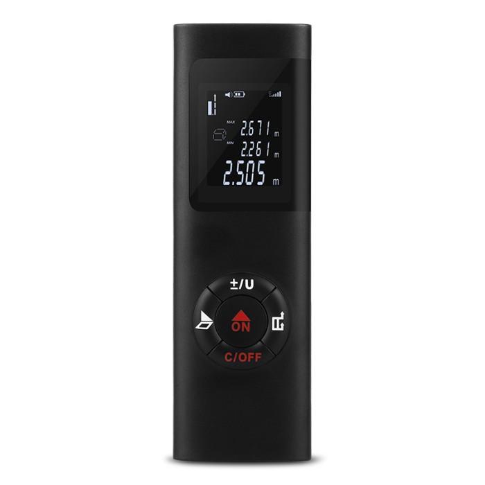 Mini Pocket High Precision Infrared Laser Meter Measure, USB-Type-C Charging | Alat Pengukur Jarak