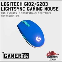 Gambar Logitech G102/G203 Gaming Mouse LIGHTSYNC RGB (2nd Gen) 6 Programmable Buttons Customize LED dari Sparkle Springs Jakarta Barat 3 Tokopedia