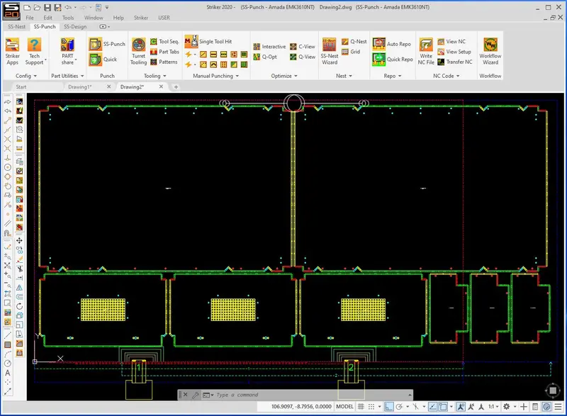 Nesting CNC Plasma Cutting Custom Mesin Laser Router Potong OP 0