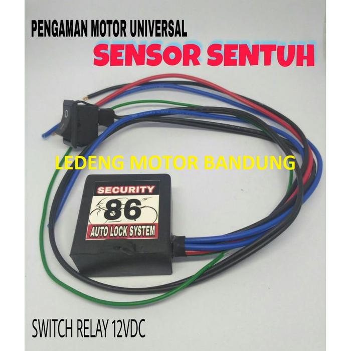 Kunci Rahasia Sensor Sentuh Security Auto Lock Alarm Motor Anti Maling 0