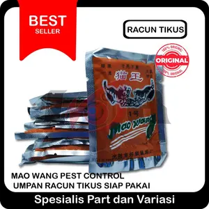 Racun Tikus Mao Wang Pest Control Obat Ampuh Mati Kering