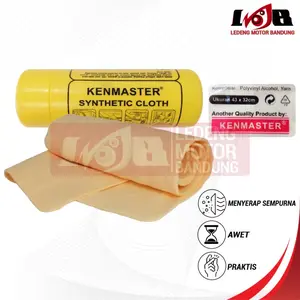 Kenmaster Kanebo Plas Chamois Yellow Box Lap Cuci Motor Mobil
