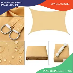 awning kanopi taman sunside ukuran 2x3 tarikan 4 bahan Nilon anti Uv Kanopi Halaman rumah