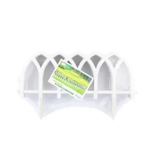 Set Pagar Taman Plastik Wlk-046 5 Pcs - Putih