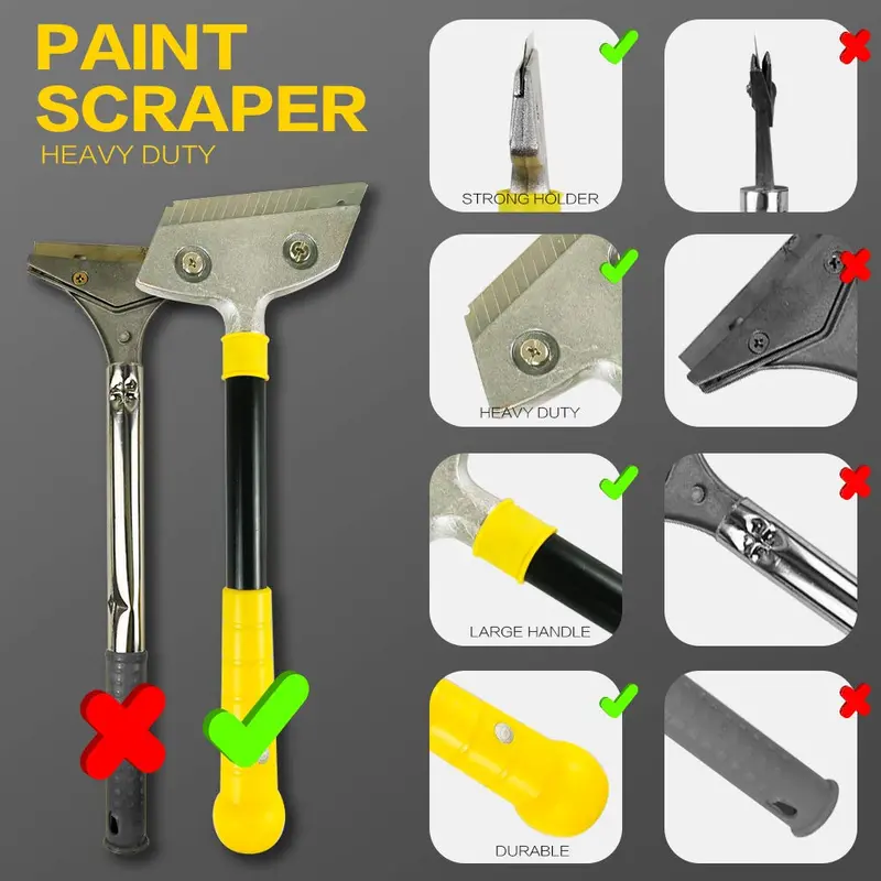 Scrapper 100CM alat scraper skrep kikis/Kape Scraper Skrap Model Panjang Pengupas Kikis Kerok Cat 2