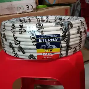 Kabel Eterna kawat 3x1.5 NYM meteran ertena