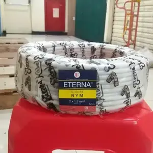 Kabel Eterna 2x1.5 meteran Eterna hrg permeter ya