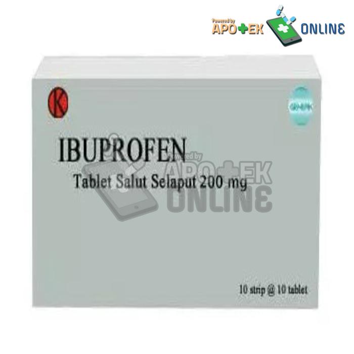 IBUPROFEN 200MG 1 STRIP 10 TABLET (Gen-Yarindo)