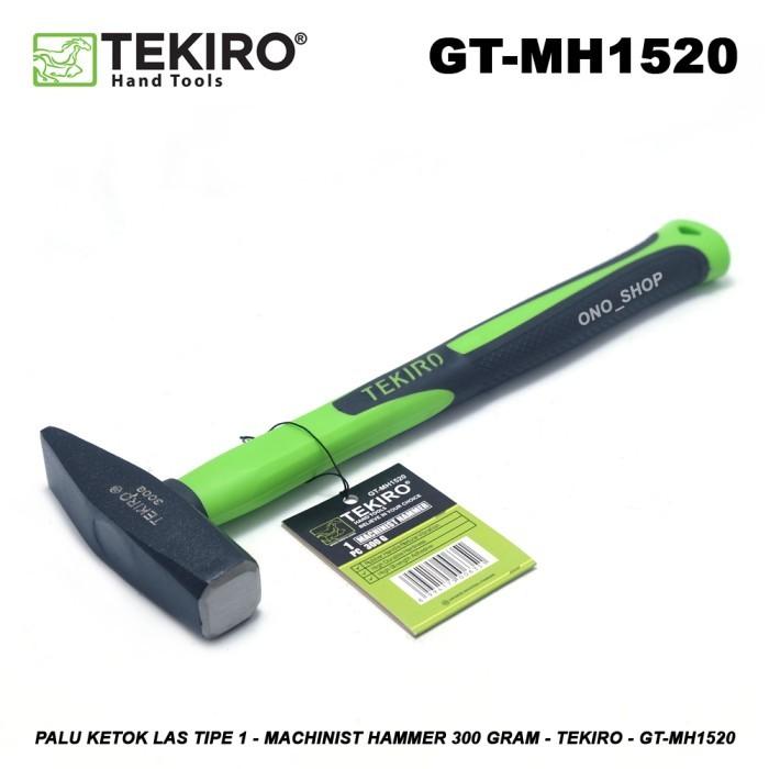 Gambar Palu Ketok Las - Machinist Hammer 300 Gram - Tekiro - GT-MH1520 dari Drill&Co Kota Administrasi Jakarta Barat Tokopedia