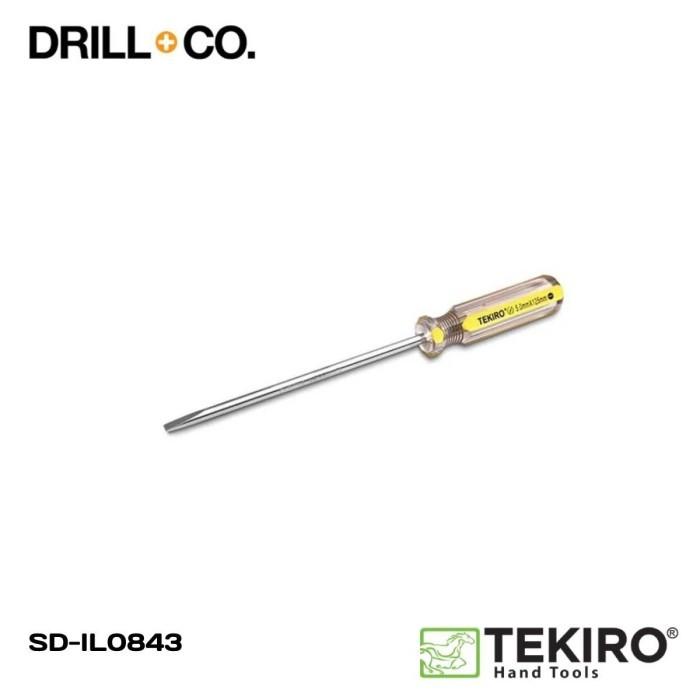 Gambar TEKIRO Obeng Krystal Minus 6 X 250 mm SD-IL0843 dari Drill&Co Kota Administrasi Jakarta Barat Tokopedia