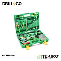 Gambar TEKIRO Mekanik Tools 60 Pcs / Alat Perkakas / Tools Kit set SC-MT0626 dari Drill&Co Kota Administrasi Jakarta Barat 1 Tokopedia