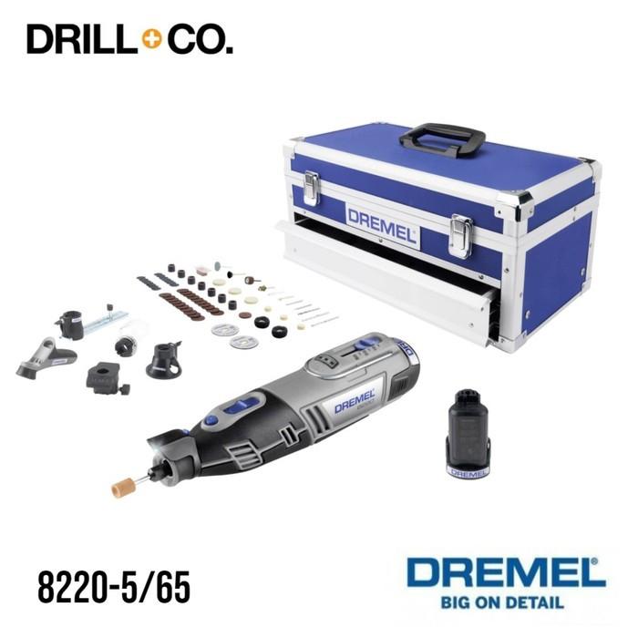 Gambar DREMEL Cordless Rotary Tool Platinum Edition 8220-5/65 dari Drill&Co Kota Administrasi Jakarta Barat Tokopedia