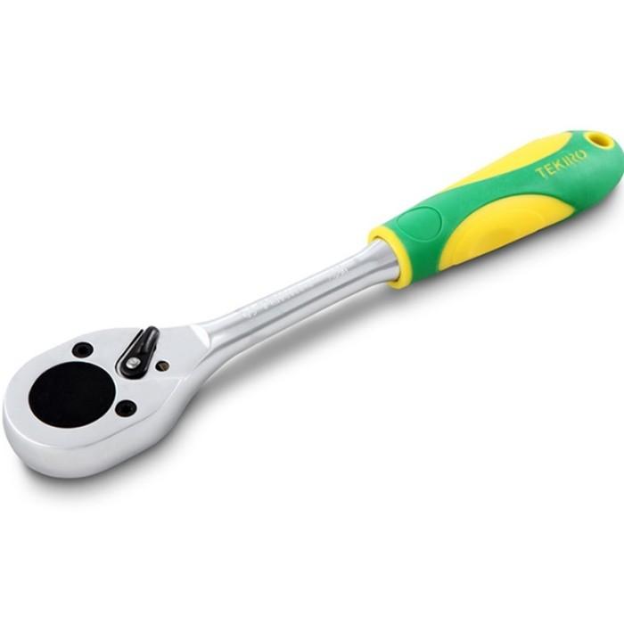 Gambar TEKIRO Gagang Kunci Sok Ratchet Handle 0.5 x 10 Inch SC-RH0559 dari Drill&Co Kota Administrasi Jakarta Barat Tokopedia