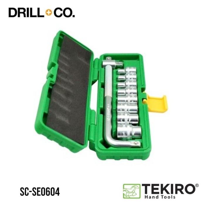 Gambar TEKIRO Kunci Shock Set 1/2" DR 6 PT 8-24mm 10 Pcs dari Drill&Co Kota Administrasi Jakarta Barat Tokopedia