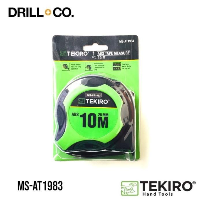 Gambar Tekiro Meteran ABS Tape Measure 10 Meter MS-AT1983 dari Drill&Co Kota Administrasi Jakarta Barat Tokopedia