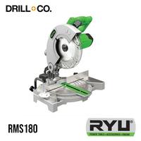 Gambar RYU Mesin Potong Alumunium Kayu Miter Saw 7 inch RMS180 dari Drill&Co Kota Administrasi Jakarta Barat 1 Tokopedia